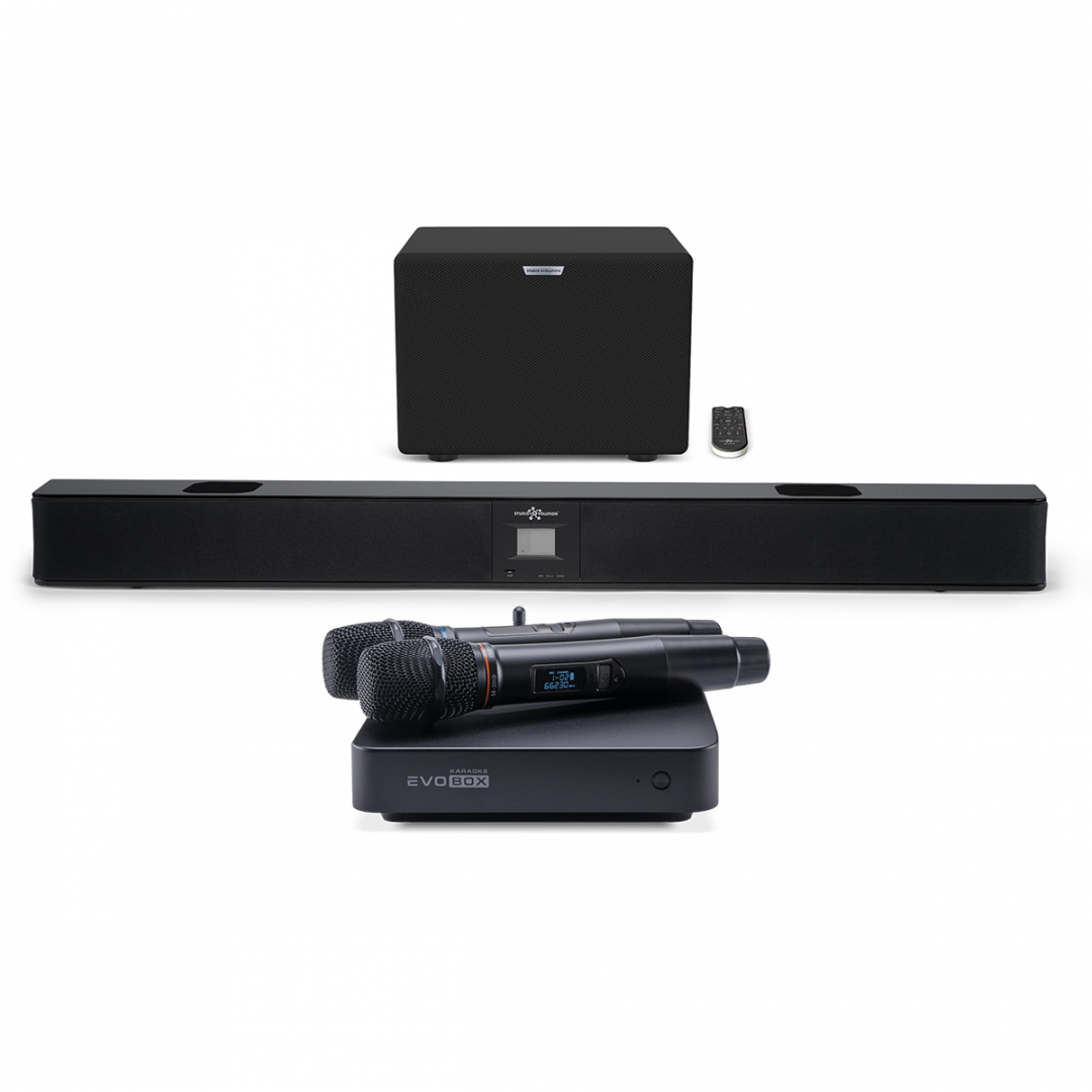 караоке-комплект EVOBOX Plus + EvoSound Bar (саундбар с караоке) в Белогорске