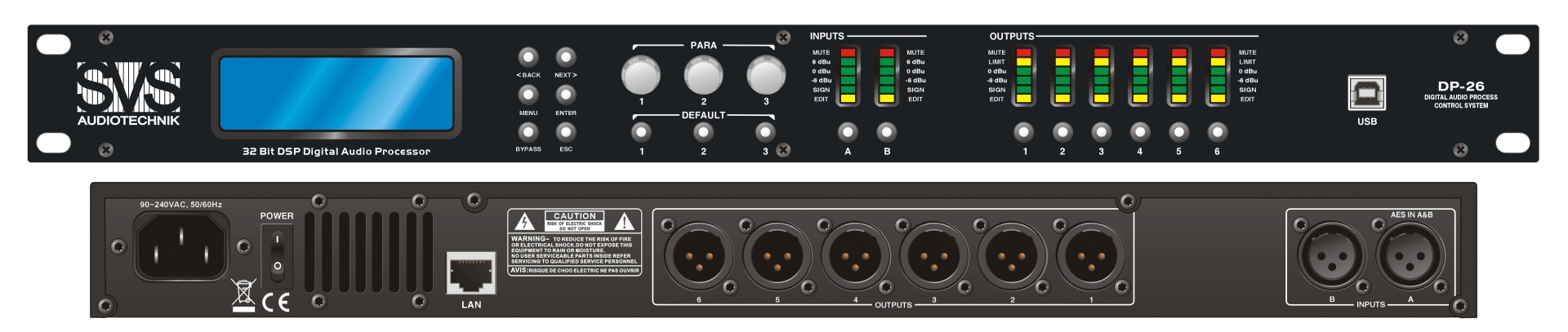 SVS Audiotechnik DP-26 Цифровой процессор: 2 входа 6 выходов в Белогорске
