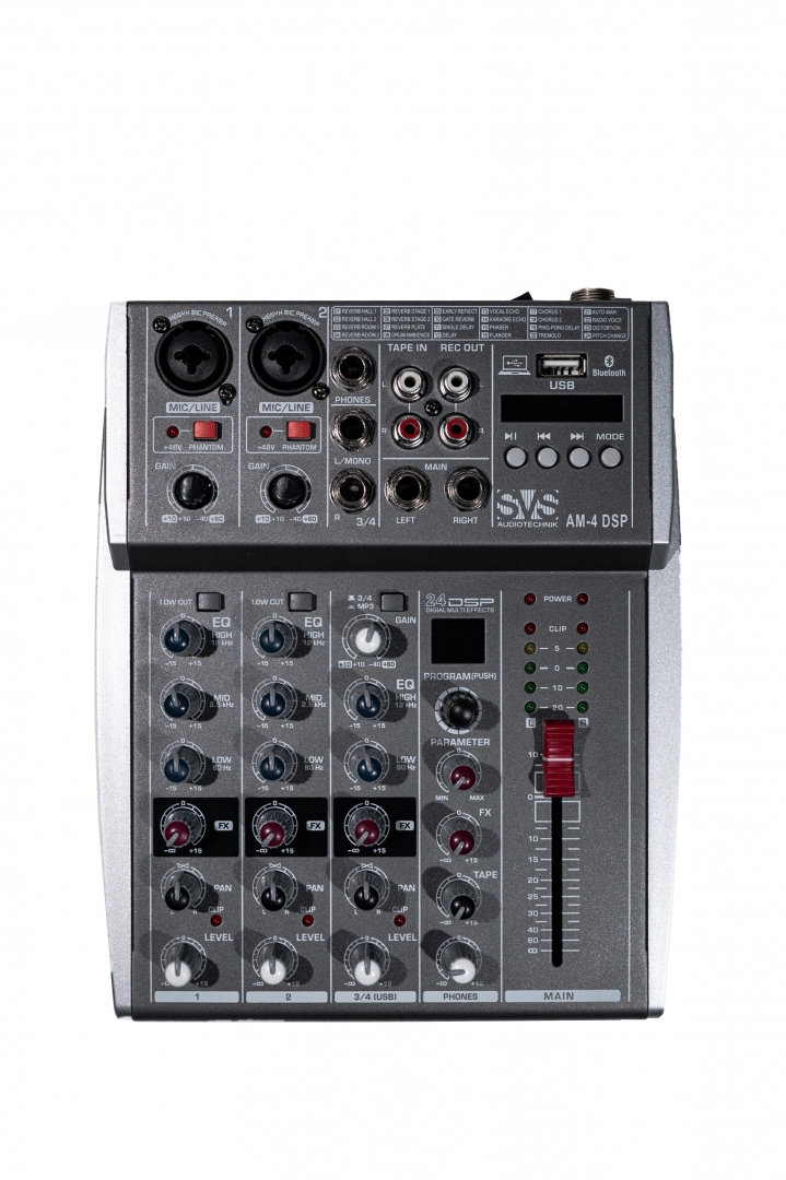 SVS Audiotechnik mixers AM-4 DSP Аналоговый микшерный пульт, 4-канала в Белогорске